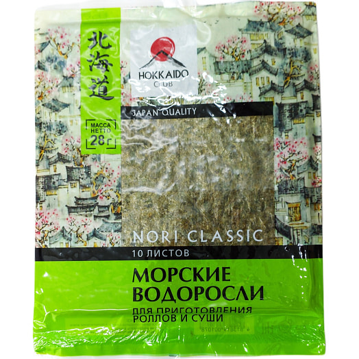 Морские водоросли Нори 28г п/э пак для приготовления роллов и суши Китай, LAIWU MANHING VEGETABLE Китай