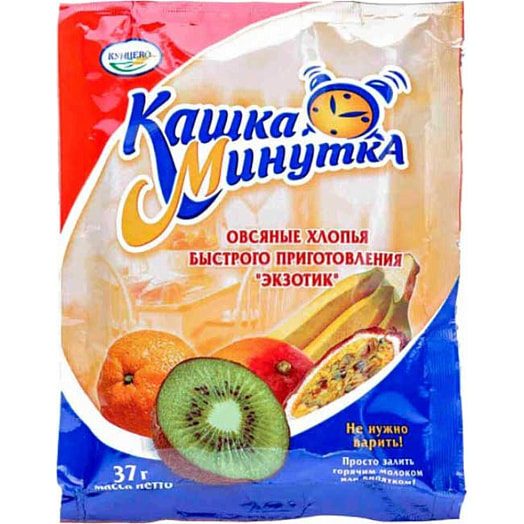 Каша-Минутка экзотик овсяная 37г Россия