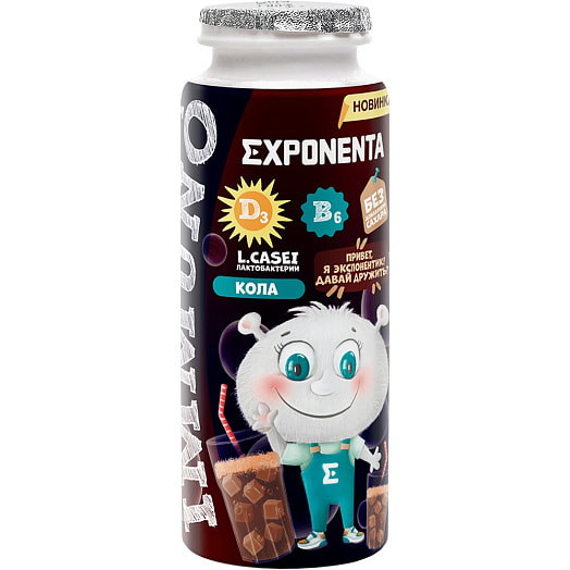 Продукт к/м EXPONENTA ИММУНО ШОТ Кола обог L.Сasei, В6, D3 1.5% 100мл Горецкий ПК Беларусь EXPONENTA