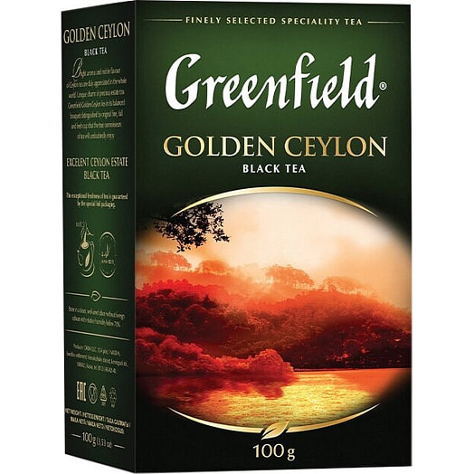 Чай Greenfield Golden Ceylon 100г Орими Россия