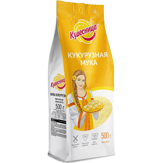 Мука 500г м/у кукурузная ПАО Петербургский мельничный к Россия