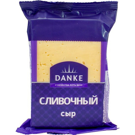 Сыр Сливочный 45% 180г газ/уп. СООО Белсыр Беларусь