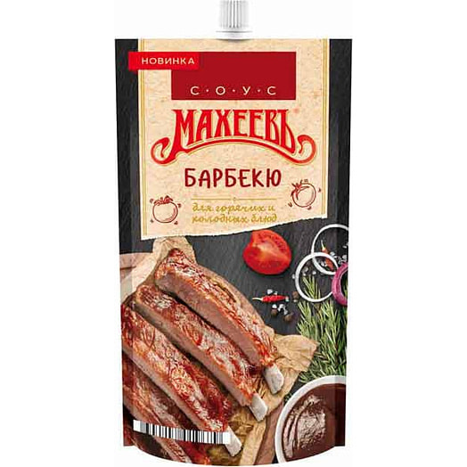 Соус деликатесный Барбекю 230г дой-пак Без ГМО и красителей Россия