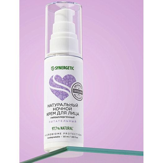 Крем для лица ночной питательный 50г Россия Synergetic