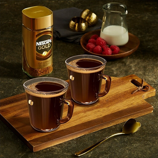 Кофе Nescafe Gold 190г ст/б раствор/сублимир с доб молотого Россия