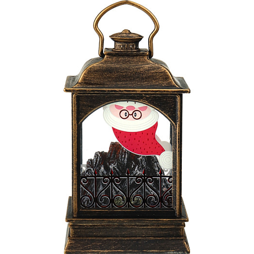 Подсвечник новогодний Санта (7*3,8*12,8см) арт.Т-5955 Китай