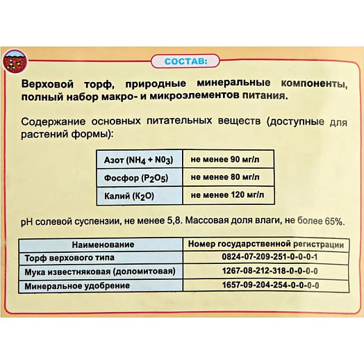 Грунт для фиалок MORRIS GREEN 6,5л ООО Пельгорское-М Россия MORRIS GREEN