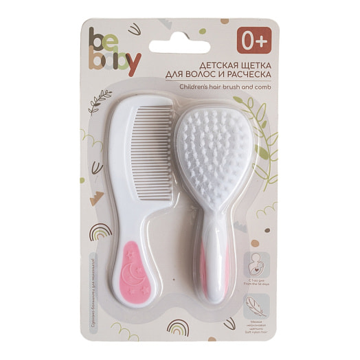 Детская щетка для волос и расчетка арт.R-01R Guangdong RoRo Baby Products Co.,Ltd Китай BEBABY