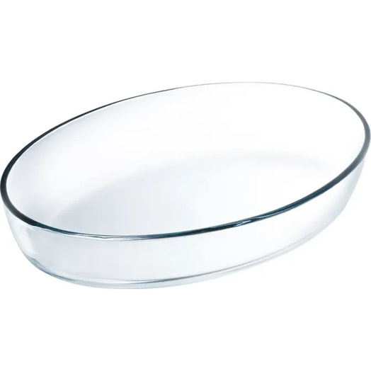 Форма стеклянная овал 21x14x5см/0,7л (Appetite) арт.PL13 Китай