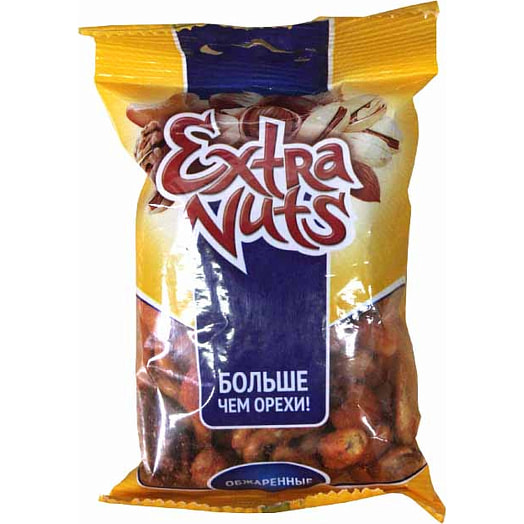 Смесь кукурузы, орехов, бобов Хрустящий микс 60г ООО Детави Испания Extra Nuts