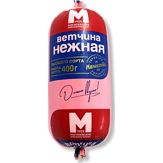 Ветчина Нежная в/с из мяса цыплят-бройлеров 400г Могилевский МК Беларусь Могилевский мясокомбинат