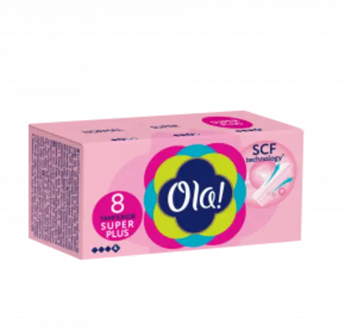 Тампоны женские гигиенические OLA! SUPER PLUS 8шт Россия