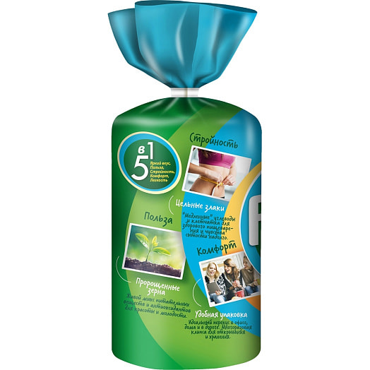 Хлебцы FITSTART рисовые Морская соль 90г ООО Мистраль Трейдинг Россия