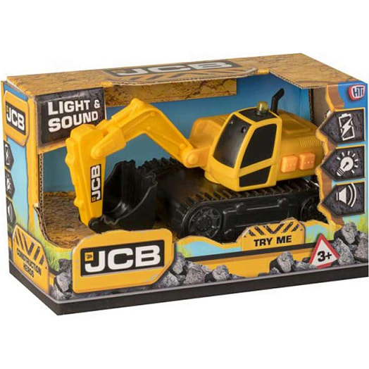 Игрушка Мини-экскаватор Jcb свет, звук арт.1416621 HTI TOYS HK LIMITED Китай Teamsterz