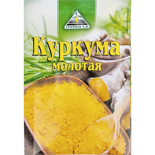 Куркума молотая 15г молотая CYKORIA Польша