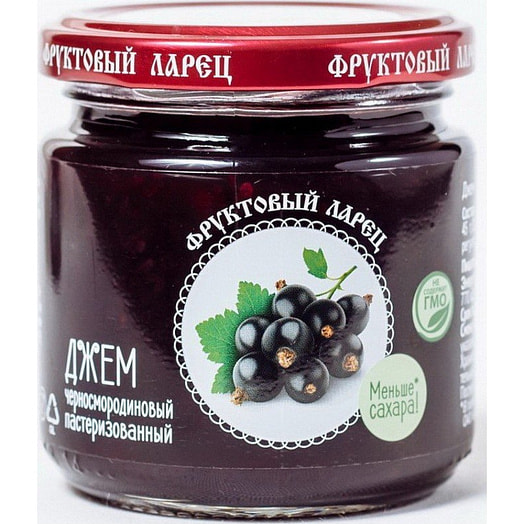 Джем 200г черносмородиновый Городейский сахарный комбинат Беларусь
