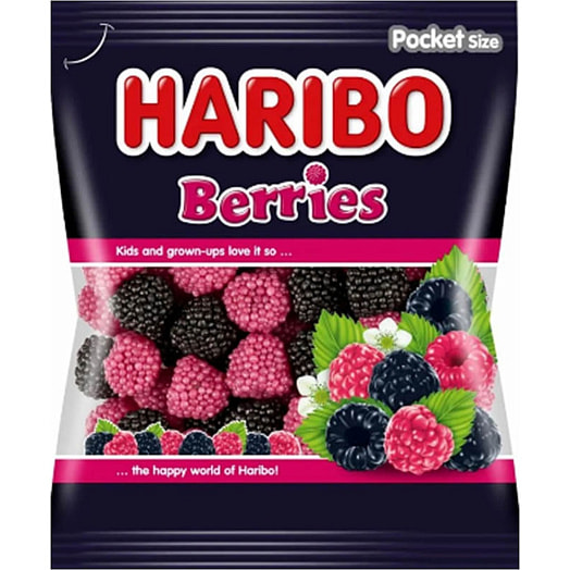 Мармелад жевательный Харибо Ягоды 80г Турция Харибо