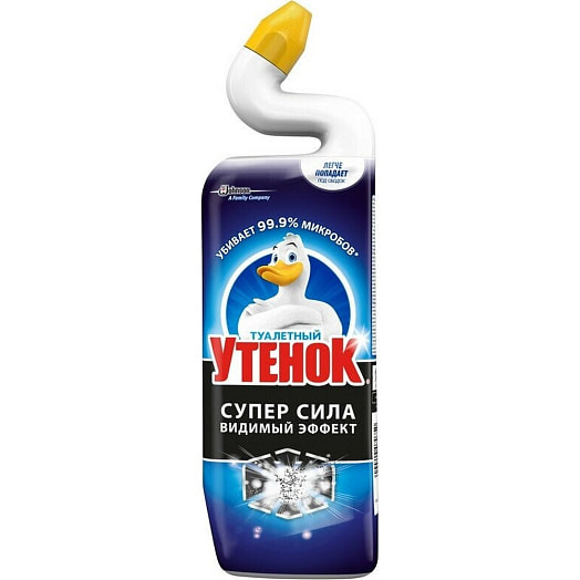 Туалетный Утенок Супер Сила  Видимый эффект ScJohnson Россия Туалетный утенок