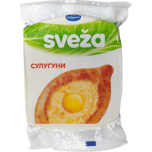 Сыр Сулугуни 40% 200г пл. полутвердый Савушкин продукт Беларусь SVEZA