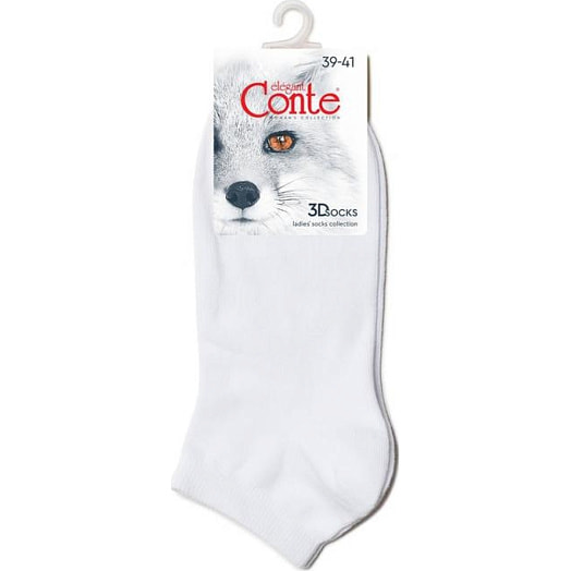 Носки женские CONTE ELEGANT 3DSOCKS, р.23-25, 000 белый арт.24С-3СП СООО Конте Спа Беларусь Conte