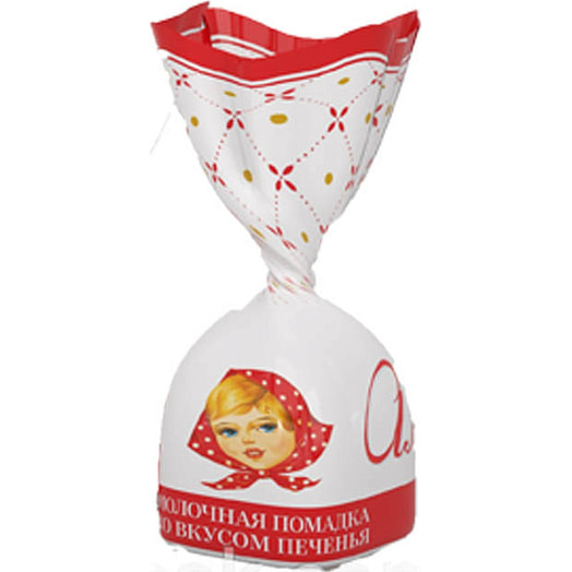 Конфеты Любимая Аленка молочная помадка вкус печенья Коммунарка Беларусь