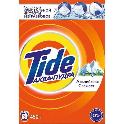 СМС Tide Альпийская свежесть Автомат 450г Procter & Gamble Россия