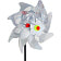 Ветряк светоотражающий INBLOOM для отпугивания птиц (d20см, h50см) арт.156-022 Китай