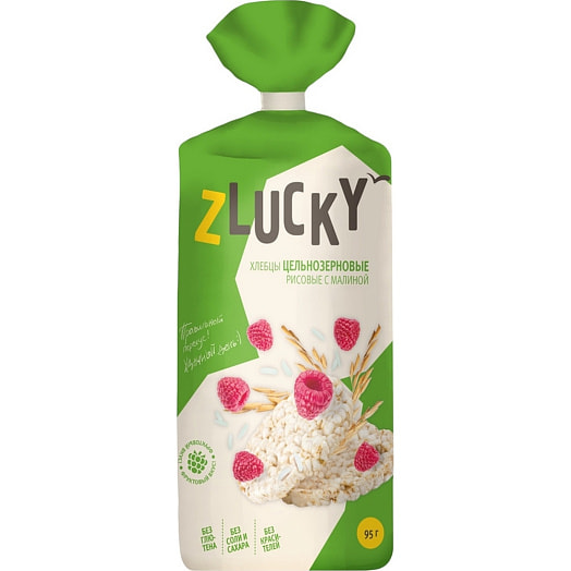 Хлебцы хрустящие Z Lucky Рисовые с малиной 95г ООО Дары планеты Беларусь Z Lucky