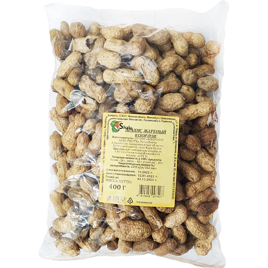 Арахис в скорлупе 400г SIROJIDDIN AGRO FRUITS Узбекистан