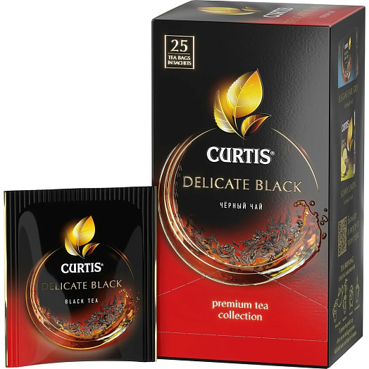 Чай Curtis delicate black 40г черный байховый Компания Май Россия Компания Май