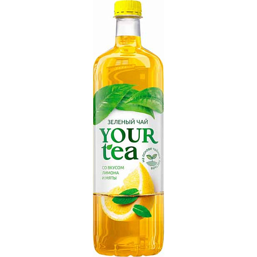 Напиток б/алк Зеленый чай 1л ПЭТ со вкусом лимона и мяты Частное предприятие Дарида Беларусь Your Water