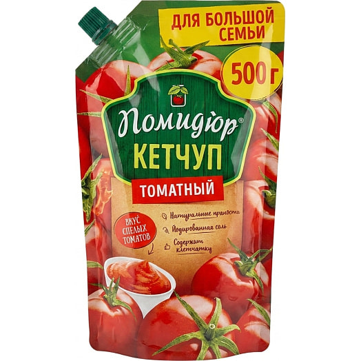 Кетчуп Помидюр Томатный 500г СП Камако Плюс Беларусь