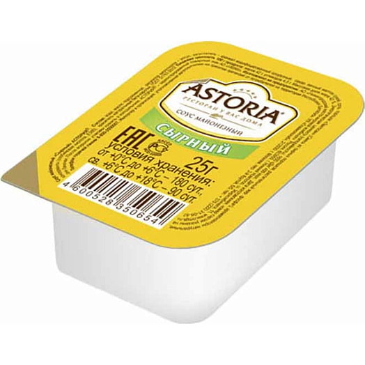 Соус Соус майонезный Astoria 25г сырный Россия