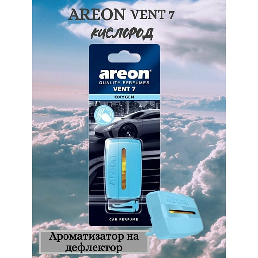 Ароматизатор воздуха Areon Vent 7 Oxygen (на дефлектор) арт.ARE-V702 BALEV CORPORATION EOOD Болгария AREON