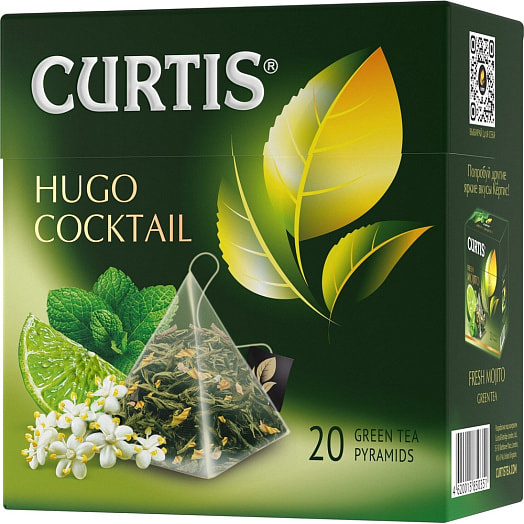 Чай Curtis Hugo Cocktail 36г (20пак*1,8гр) КОМПАНИЯ МАЙ Россия
