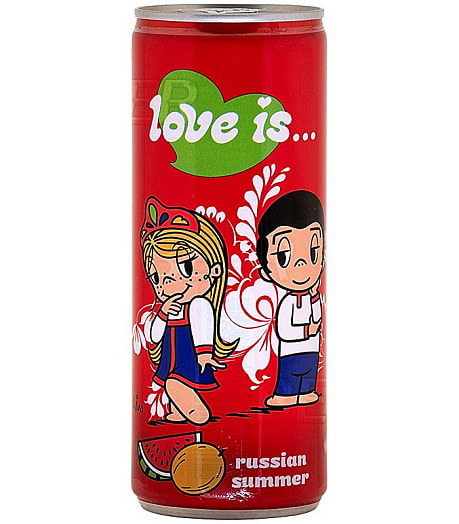 Напиток б/алк газ Love Is Russian Summer 250мл ж/б дыня, арбуз Россия