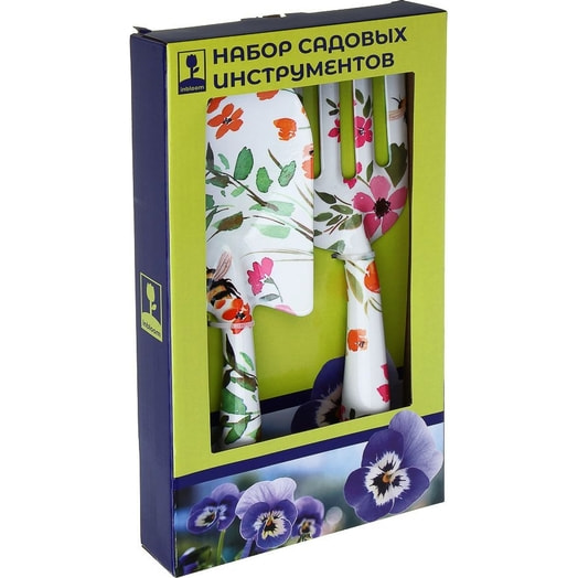 Набор садовых инструментов Inbloom (лопатка, вилка) арт.181-097 Китай