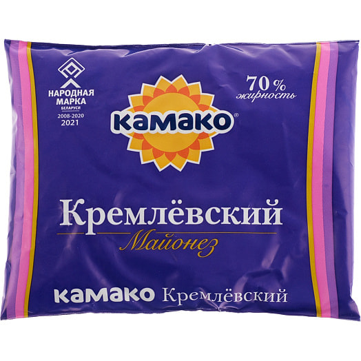 Майонез Кремлевский 70% 180г пакет камако Беларусь