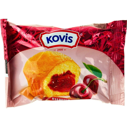 Мини-маффины Kovis 33г с вишней Россия