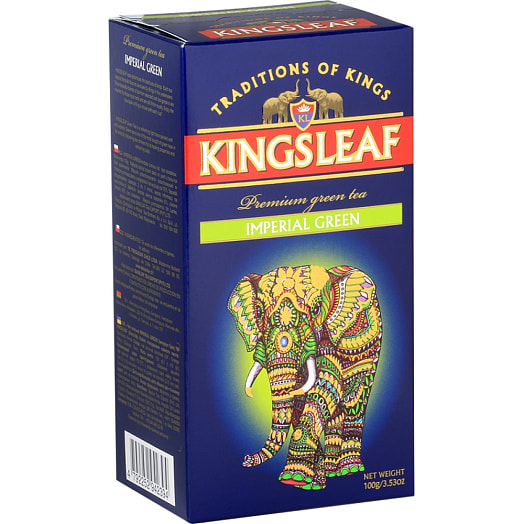 Чай Императорский 100г карт/уп. листовой зеленый Basilur Tea Export Шри-Ланка KINGS LEAF