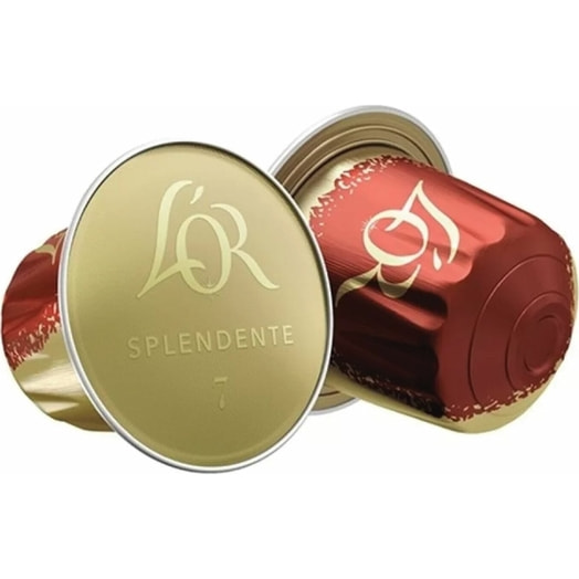 Кофе в капсулах Lor Espresso Splendente 52г ПЭТ молотый натуральный Якобс ДАУ Эгбертс Франция JDE