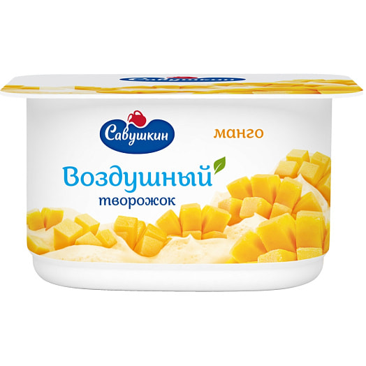 Паста творожная взбитая 3.5% 100г пл/стак. манго Беларусь