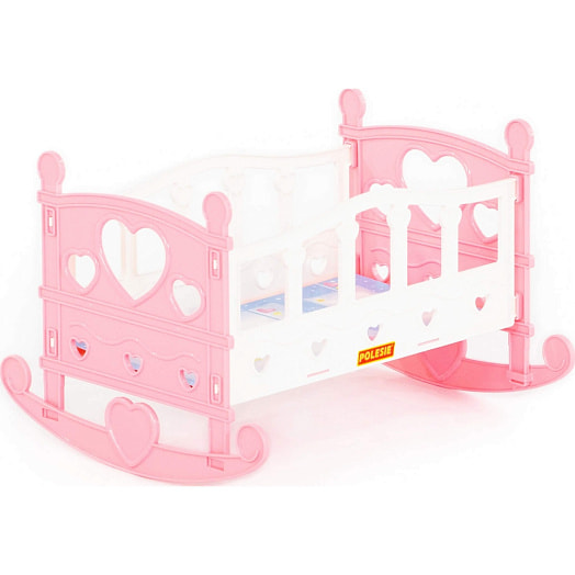Кроватка-качалка сборная для кукол N2 7 элементов арт.62062 Беларусь