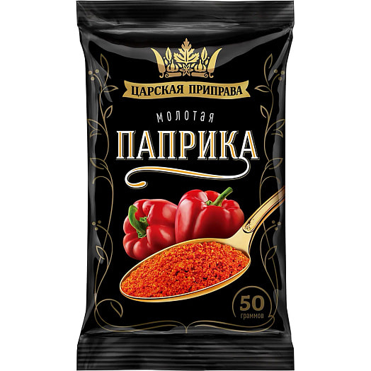 Паприка сладкая молотая 50г ООО Арта Групп Россия Царская Приправа