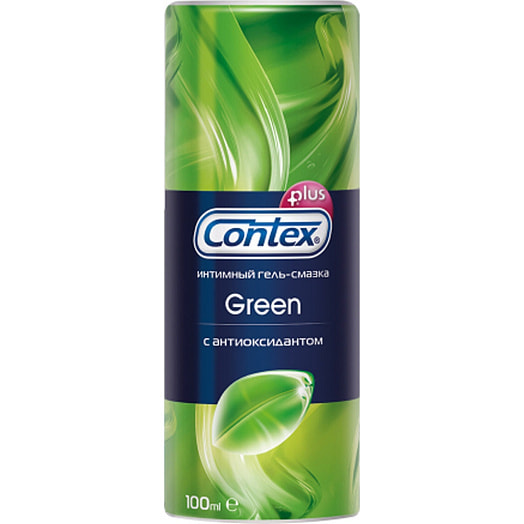 Гель-лубрикант Contex Green 100мл с антиоксидантом экстрактом зеленого чая CONTEX Чехия