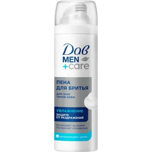 Пена для бритья Dove Men+care увлажняющая 200мл Unilever Россия Dove
