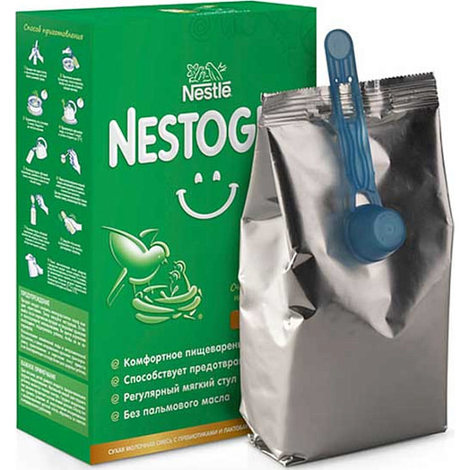 Сухая молочная смесь Nestogen 1 300г с ОМЕГА-3 ПНЖК и лактобакт. для детей с рождения до 12мес. Россия