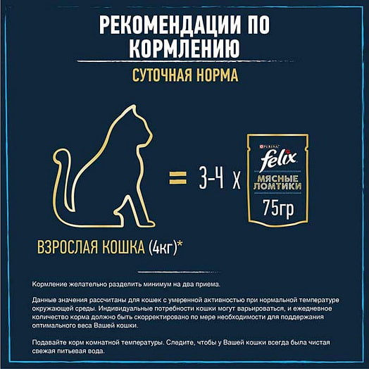 Корм для животных Мясные ломтики 75г пакет говядина ООО Нестле Россия Россия Purina