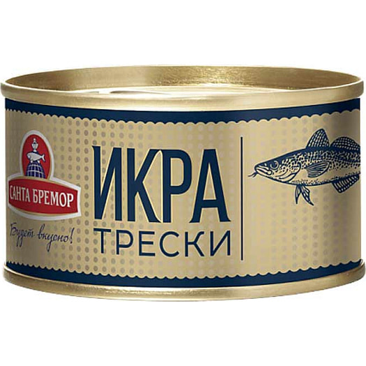 Икра трески Деликатесная люкс 130г ж/б Беларусь