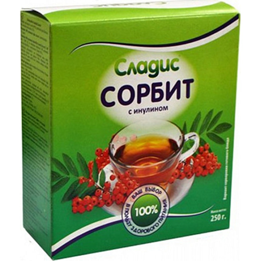 Подсластитель Сорбит 250г с инулином ООО Фабрика вкуса Россия
